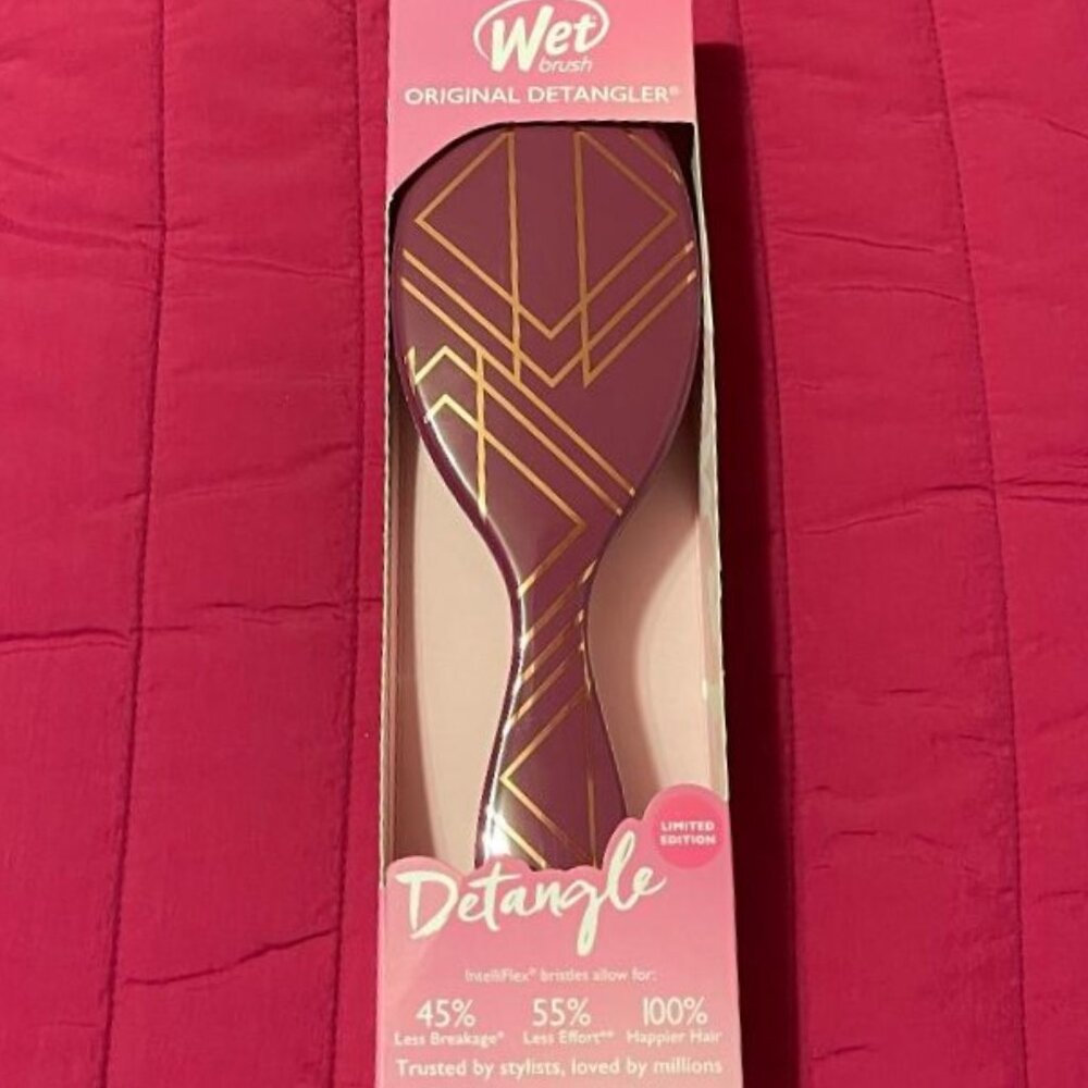 BRAND NEW ~ WET BRUSH ORIGINAL DETANGLER ~ LIMITED EDITION ~ FREE SPIRIT SANGRIA